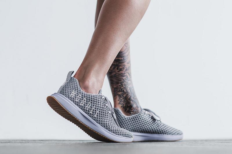 Dark / Grey Nobull Slate Mesh Runner Women's Running Shoes | CA U1759Z